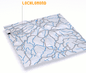 3d view of Loch Lomond