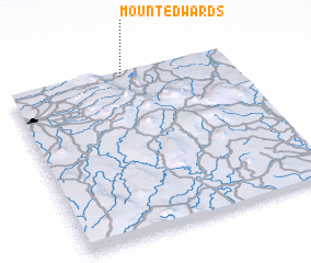 3d view of Mount Edwards