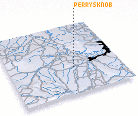 3d view of Perrys Knob