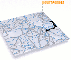 3d view of Mount Forbes