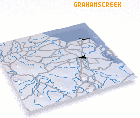 3d view of Grahams Creek