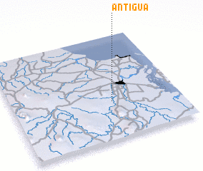 3d view of Antigua