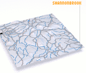 3d view of Shannon Brook
