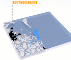 3d view of South Brisbane