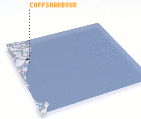 3d view of Coffs Harbour