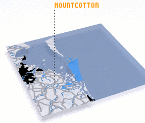 3d view of Mount Cotton