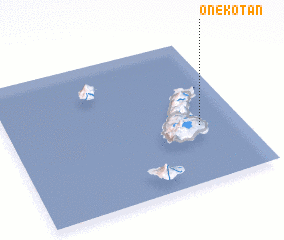 3d view of Onekotan