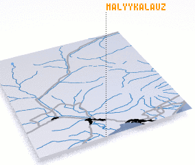 3d view of Malyy Kalauz