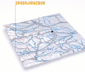 3d view of Spodnji Razbor