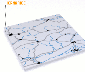 3d view of Heřmanice