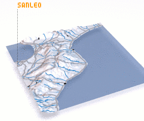 3d view of San Leo