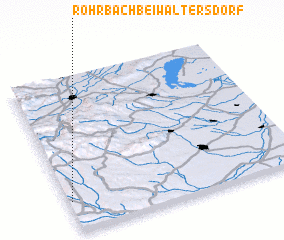 3d view of Rohrbach bei Waltersdorf