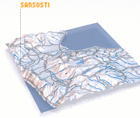 3d view of San Sosti