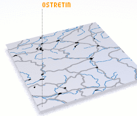 3d view of Ostřetín