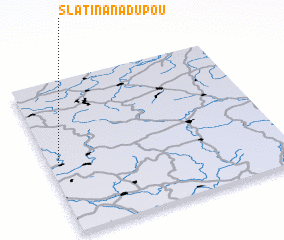 3d view of Slatina nad Úpou