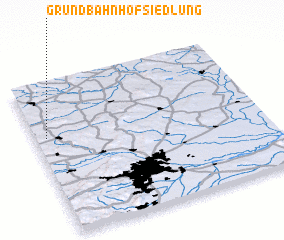 3d view of Grund-Bahnhofsiedlung