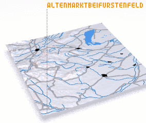 3d view of Altenmarkt bei Fürstenfeld