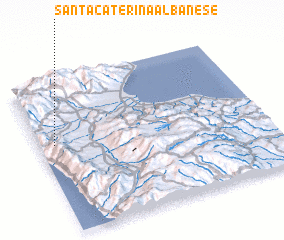 3d view of Santa Caterina Albanese