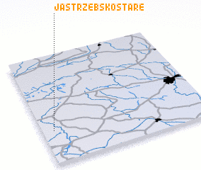 3d view of Jastrzębsko Stare