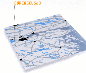 3d view of Övre Ågelsjö