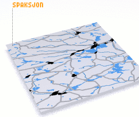 3d view of Spaksjön