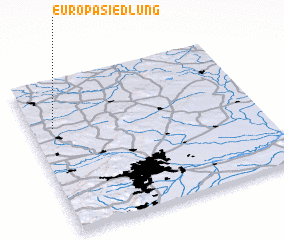 3d view of Europasiedlung