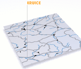 3d view of Křivice