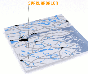 3d view of Svarvardalen