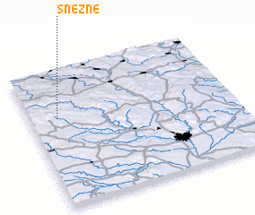 3d view of Sněžné