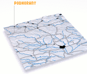 3d view of Podhořany