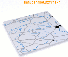 3d view of Barłozna Wolsztyńska