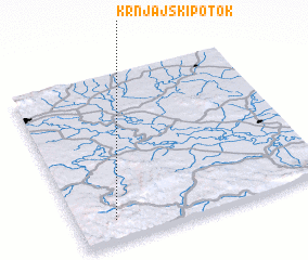 3d view of Krnjajski Potok