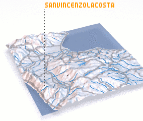3d view of San Vincenzo la Costa