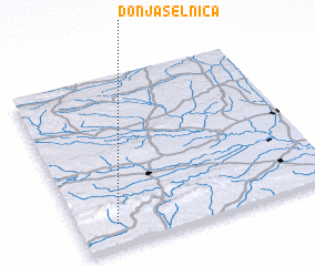 3d view of Donja Selnica