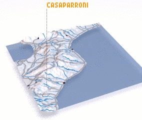 3d view of Casa Parroni