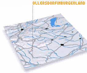 3d view of Ollersdorf im Burgenland