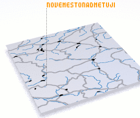 3d view of Nové Město nad Metují