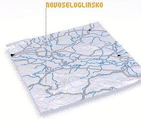 3d view of Novo Selo Glinsko