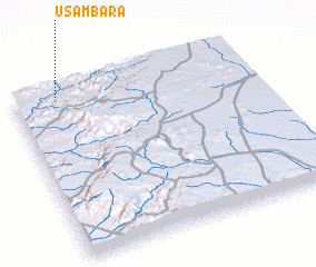 3d view of Usambara