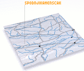 3d view of Spodnji Kamenščak