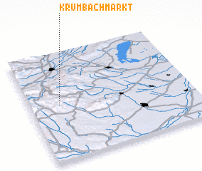 3d view of Krumbach Markt