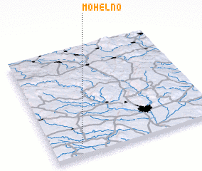 3d view of Mohelno