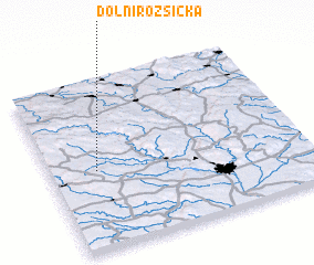 3d view of Dolní Rozsíčka