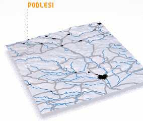 3d view of Podlesí