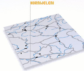 3d view of Horní Jelení