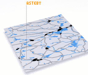 3d view of Åsteby