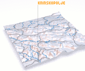 3d view of Kninsko Polje