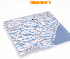 3d view of Chiaromonte