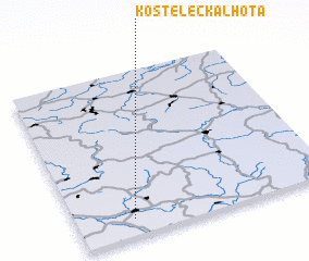 3d view of Kostelecká Lhota