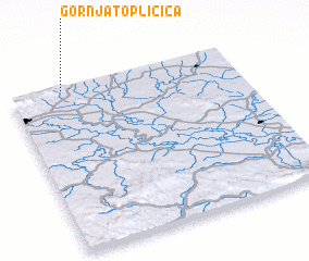 3d view of Gornja Topličica